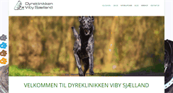 Desktop Screenshot of dyreklinikken-vibysj.dk