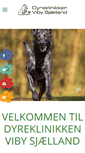 Mobile Screenshot of dyreklinikken-vibysj.dk